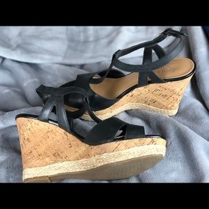 Cork Wedge Heel